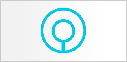 Littmann fonendoszkóp hallgatófej kör alakú ciánkék ikonon.
