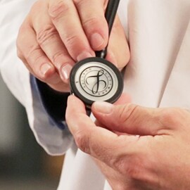 3M Littmann fonendoszkóp hallgatófeje Littmann pecséttel a membránon.