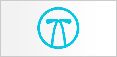 Littmann fonendoszkóp fejhallgatócsövek kör alakú ciánkék ikonon.

