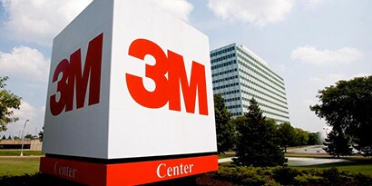 A 3M központja a 3M logóval
